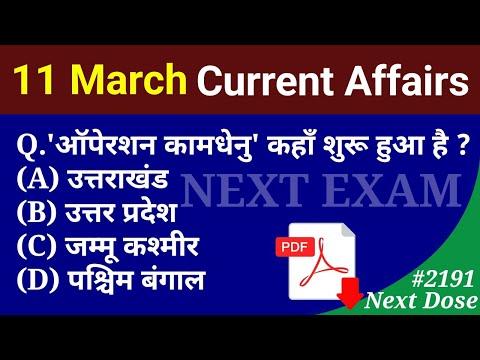 Top Current Affairs Highlights - March 11, 2024