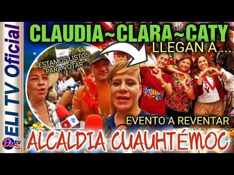 ¡Evento histórico con la llegada de la doctora Claudia en la Cuauhtémoc!