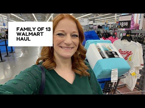 Family of 13 Walmart Haul: Ultimate Grocery Shopping Guide