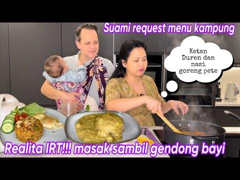 Cooking Indonesian Village Dish with a Baby: A Heartwarming Family Story