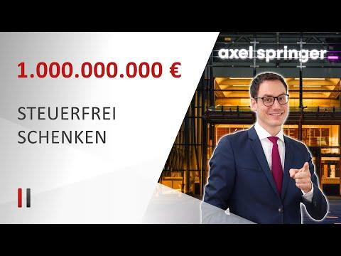 Wie Friede Springer und Mathias Döpfner Aktien im Wert von EUR 1 Mrd. steuerfrei übertragen haben