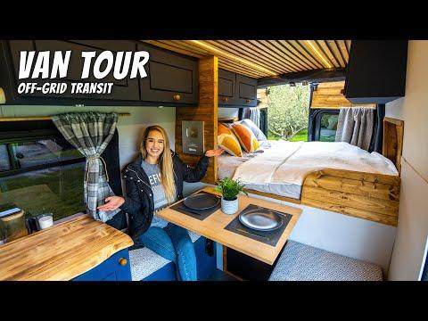 Explore the Ultimate Off-Grid Adventure with a Fully Converted Ford Transit Van