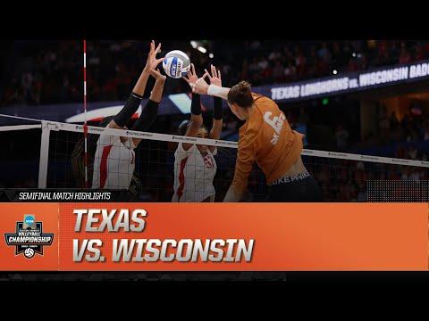 Texas vs. Wisconsin: 2023 NCAA Volleyball Semifinal Highlights