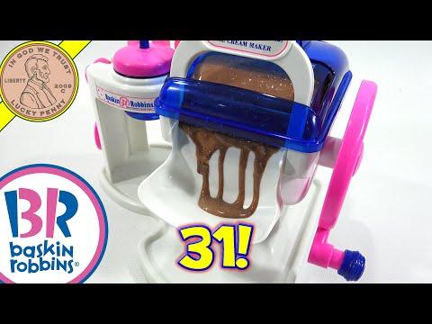 Unboxing and Review of Vintage Baskin Robbins 31 Flavors Ice Cream Maker