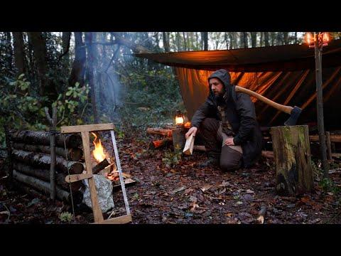 Surviving the Wild: Setting Up a Shelter and Campsite in the Rain
