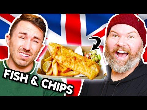 Americans Try Classic British Meals for the First Time: Haggis, Sausages, and Deep-Fried Twinkies!