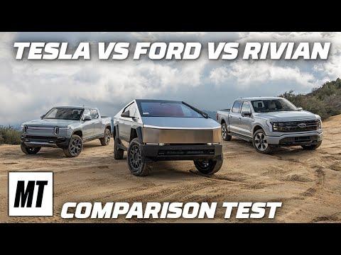 Ultimate Comparison: Tesla Cybertruck vs Ford F150 Lightning vs Rivian R1T