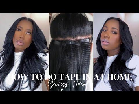 Achieve Perfect Tape-In Hair Extensions at Home: Step-by-Step Guide