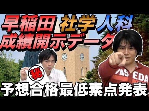 早稲田大学社会科学部・人間科学部の入試形式変更に関する分析結果と予想合格最低素点の発表