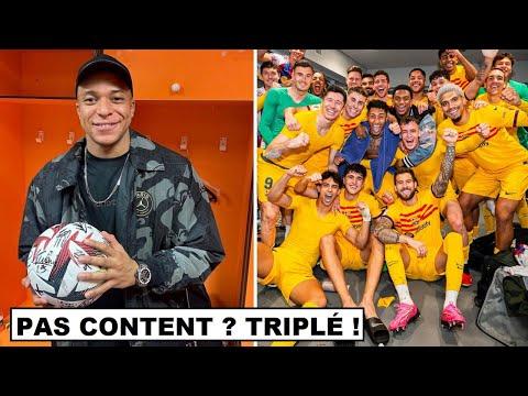 Mbappé brille avec un triplé et le Barça impressionne - Résumé du football européen