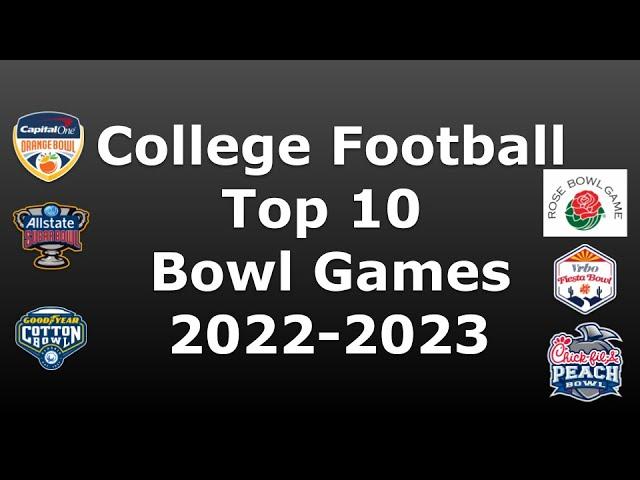 Exciting College Football Bowl Games to Watch in 2022-23 Season