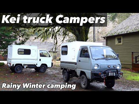 Ultimate Winter Camping Experience with Kei Truck 4x4 Campers