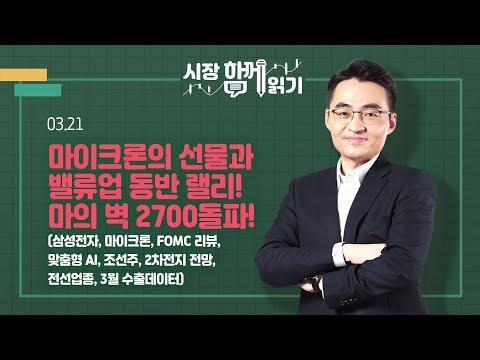 3월 21일 시장 동향 및 전망