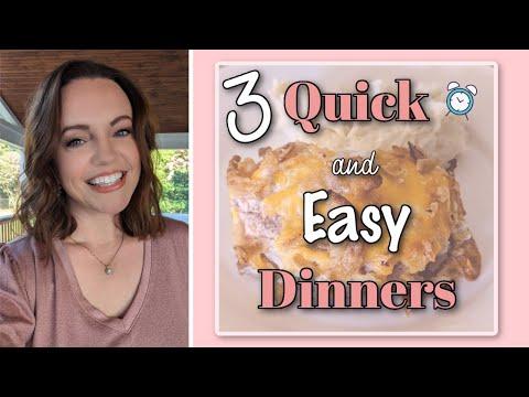 Quick & Easy Weeknight Dinners: 3 Winner Recipes