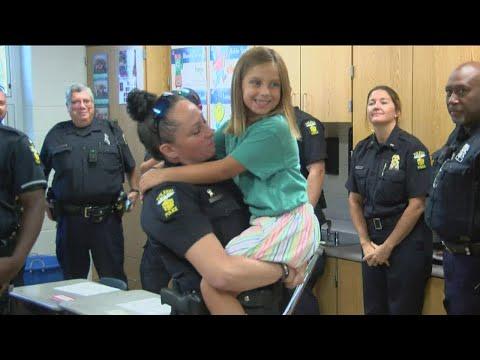 Toledo Police Honors Fallen Officer's Daughter with Heartwarming School Escort