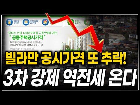 부동산 시장 동향과 전망: 빌라 공시가 하락, 전세 시장 변화 예상