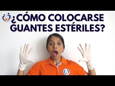 Cómo colocarse guantes estériles de forma adecuada