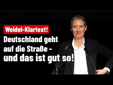 Deutschland geht auf die Straße: Analyse der AfD-Rede von Weidel