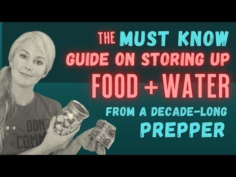 Survival Food and Water Prepping: Essential Tips for Future Events
