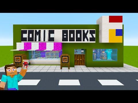 Ultimate Minecraft Comic Book Store Build Guide