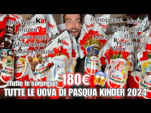 Scopri le migliori sorprese nelle uova di Pasqua Kinder!