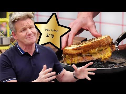 Gordon Ramsay's Epic Grilled Cheese Fail: A Hilarious Disaster in the Kitchen