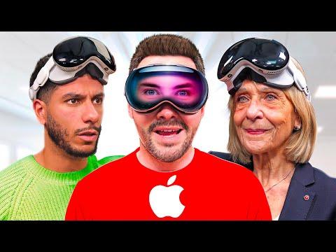 Découvrez l'Apple Vision Pro: Les réactions incroyables des testeurs!