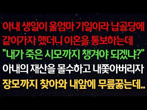 감동적인 이혼 후 재회 이야기