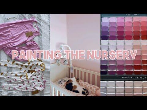 Pampering, Nursery Painting, and Maternity Leave Excitement