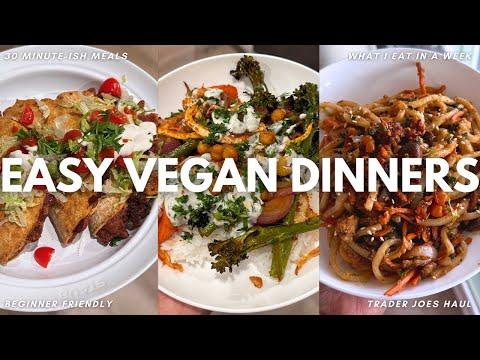 Delicious Vegan Dinner Ideas and Trader Joe's Haul