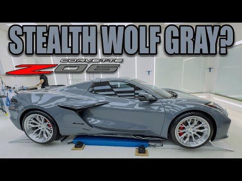 Unveiling the Beauty of Stealth Wraps: A Closer Look at Sea Wolf Gray Corvette