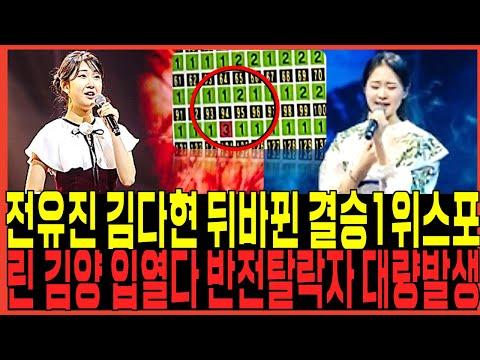 가왕 결승전 전유진 vs 김다현, 최종 1위 충격결과 스포터졌다!