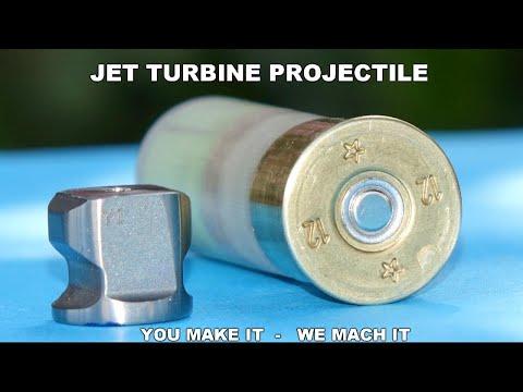 Unveiling the Power of a Titanium Jet Turbine Blade Projectile