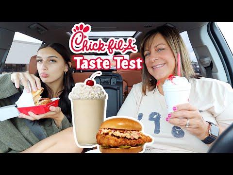Taste Testing Chick-fil-A Honey Pepper Pimento Chicken Sandwich & Caramel Milkshake: A Family Celebration