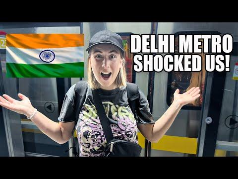 Exploring Delhi Metro: A Modern and Clean Transportation Experience 🚇