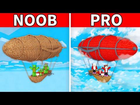 The Epic Tale of Airship House Build Challenge in Minecraft