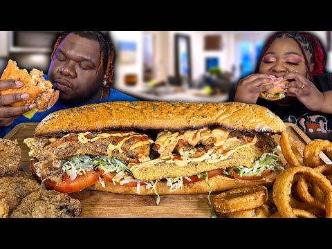 Indulge in a Southern Delight: Fried Fish Po' Boy Mukbang Experience