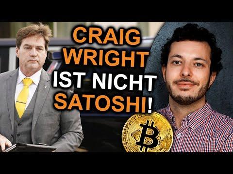 Craig Wright ist NICHT Satoshi! - Die Wahrheit über den Rechtsstreit und die Dezentralisierung von Bitcoin