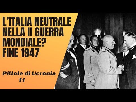 What if Italy had remained neutral in World War II? A 1947 alternate history