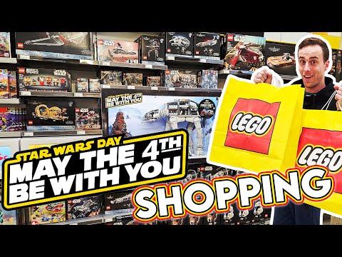 Exciting LEGO Store Shopping Experience on Star Wars Day!