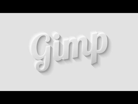 Create 3D Text in GIMP with Proper Shadows & Highlights