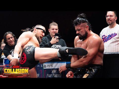 Intense Wrestling Match: Brian Danielson vs Andrade El Idolo