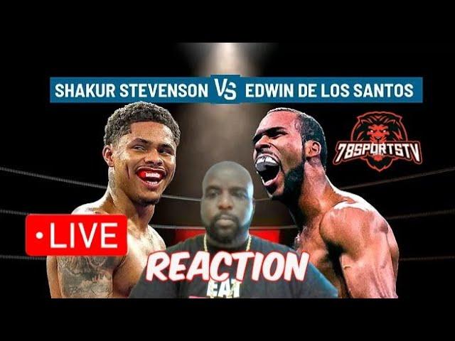 Shakur Stevenson's Fight Against Edwin de los Santos: A Controversial Showdown