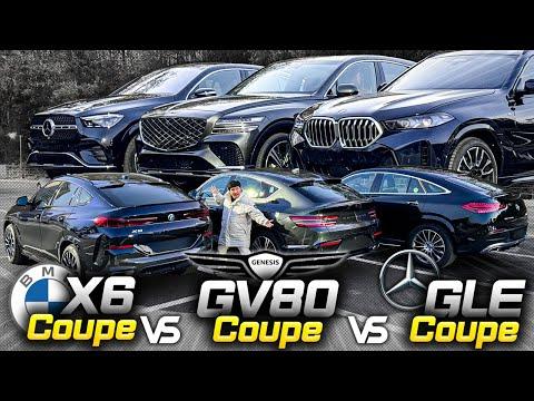 BMW X6 vs GV80 쿠페 vs GLE 쿠페: 최강의 쿠페형 SUV 비교시승기