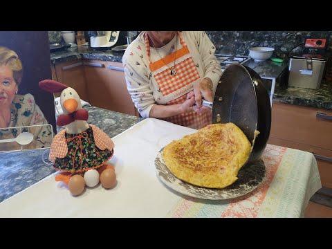 Receta de tortilla multicolor con ingredientes ecológicos