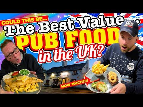 Discovering the Best Value Pub Food in the UK: A Food Review Vlog