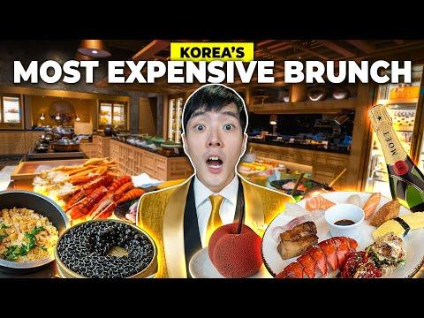 Indulge in Luxury: A Review of Korea's $130 Brunch with Caviar and Champagne