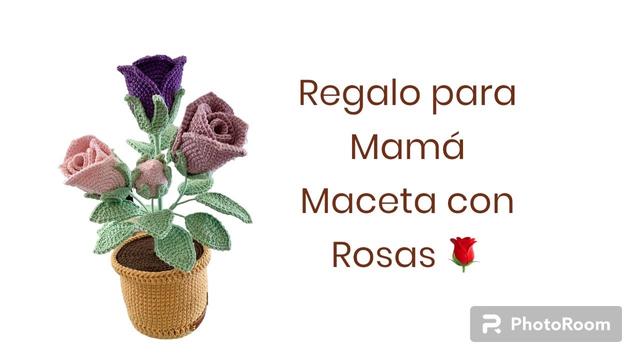 Cómo tejer rosas en crochet: Tutorial paso a paso