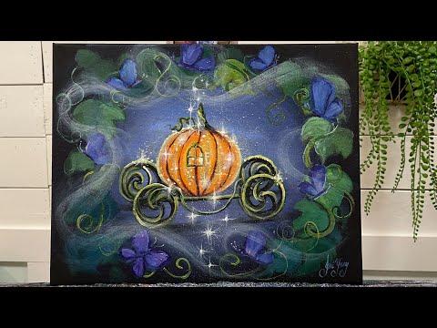 Create a Magical Pumpkin Carriage Painting: Step-by-Step Guide