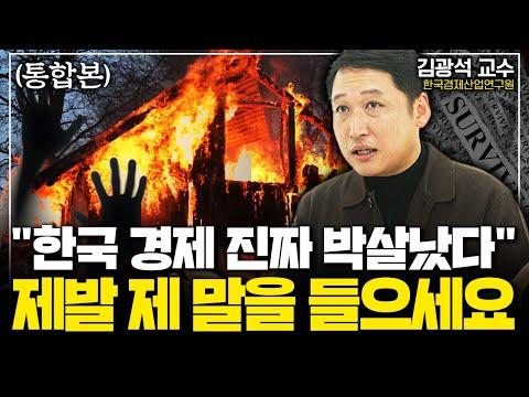 한국 경제의 현재 상황과 전망: 김광석 교수의 통합본